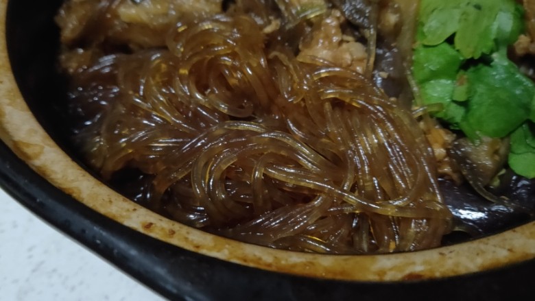 茄子粉丝煲,人间美味