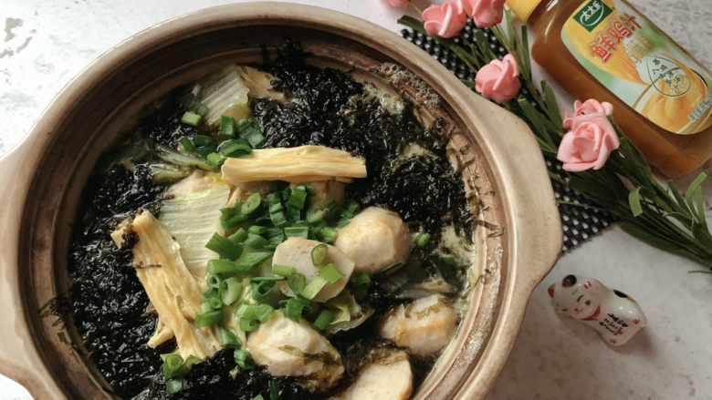 白菜丸子汤,白菜丸子汤,简单不一般