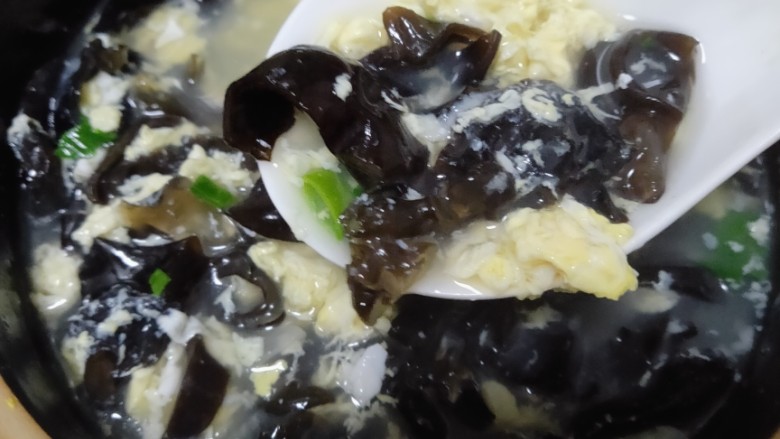 木耳蛋花汤,清淡又好喝的汤做好嘞