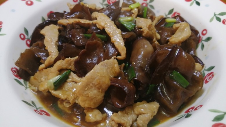 木耳炒肉丝
