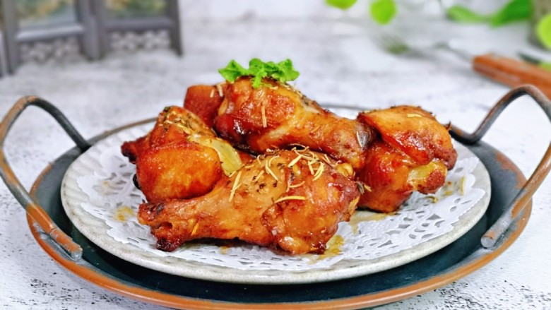 蜜汁烤鸡腿,巨好吃,赶紧做给家人吃吧!