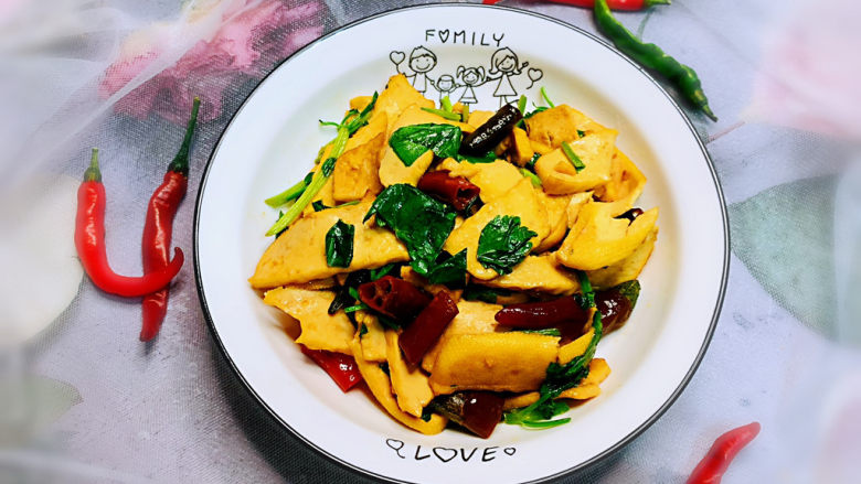尖椒干豆腐,尖椒干豆腐,成品图