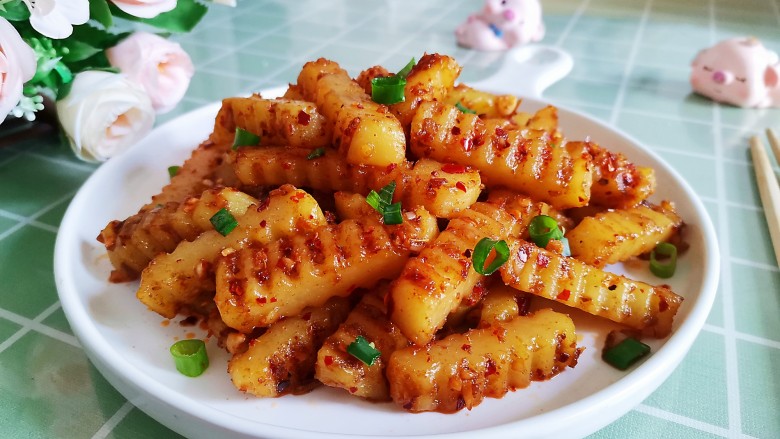 孜然土豆条,成品图!