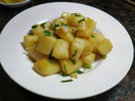 葱花炒肠粉
