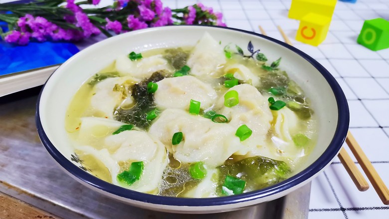 鲜肉小馄饨,成品图!