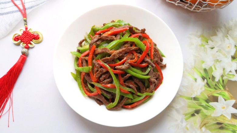 小炒黄牛肉,好吃又下饭。