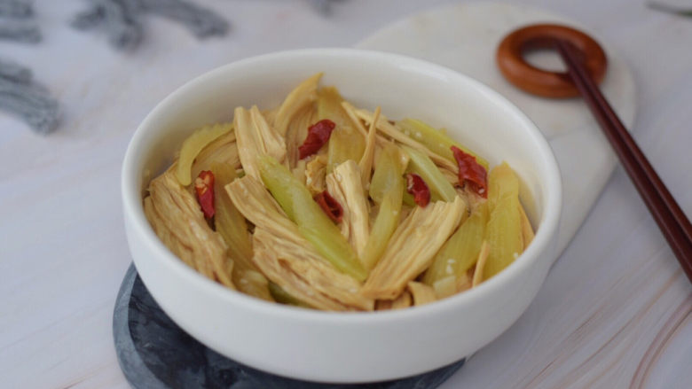 腐竹拌芹菜,图二