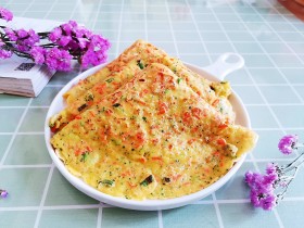 胡萝卜鸡蛋饼
