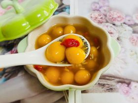 南瓜汤圆
