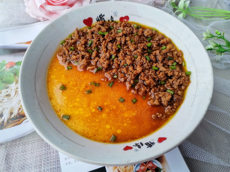 肉末鸡蛋羹