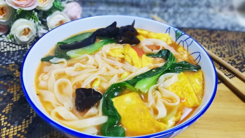三鲜面,成品图!