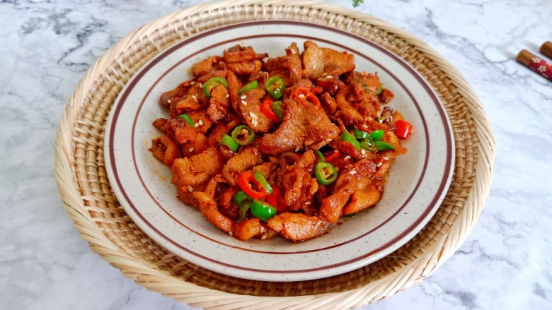 孜然肉片,麻辣鲜香,超级过瘾!