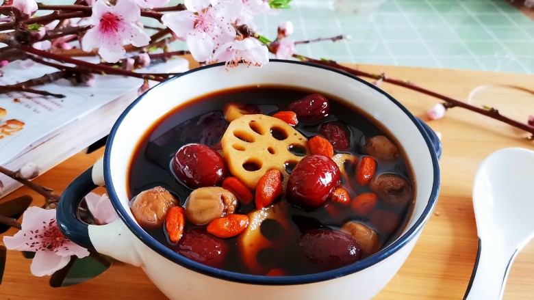 红枣莲藕汤,成品图!
