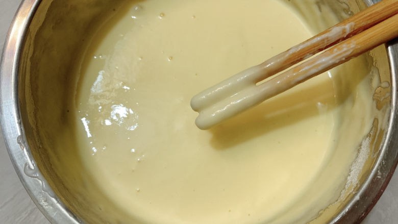 橙子蛋糕,搅拌均匀之后