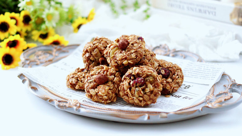 奶香苹果燕麦饼干