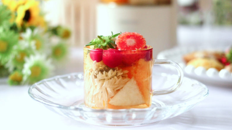 时令水果养生茶