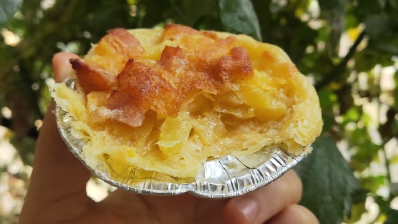 菠萝披萨,这季节的菠萝最好吃的
