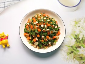 荠菜拌香干