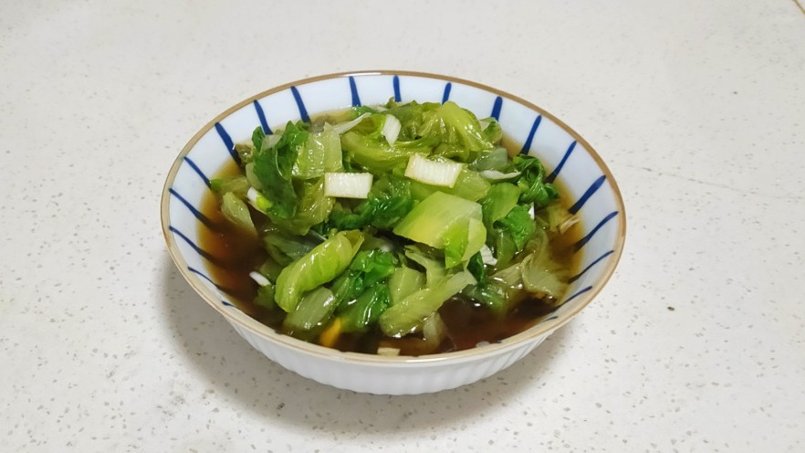 凉拌油麦菜