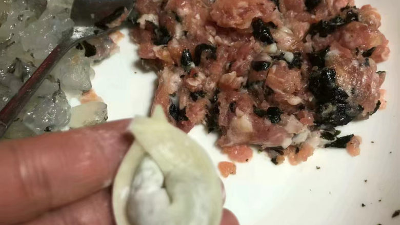 手工小混沌(抄手),折过来就可以
