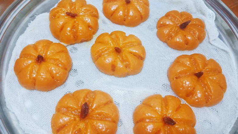 糯米南瓜饼,时间到了,可以食用了!
