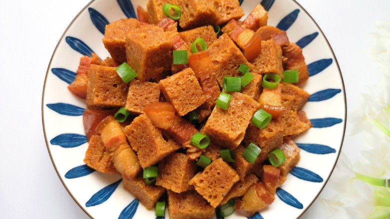 红烧烤麸,配米饭太好吃啦!