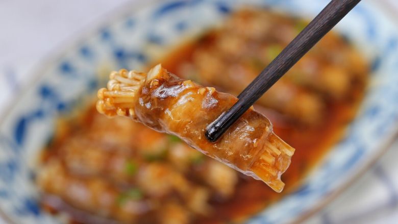 肥牛金针菇卷,口感嫩滑鲜美,快来吃吖!