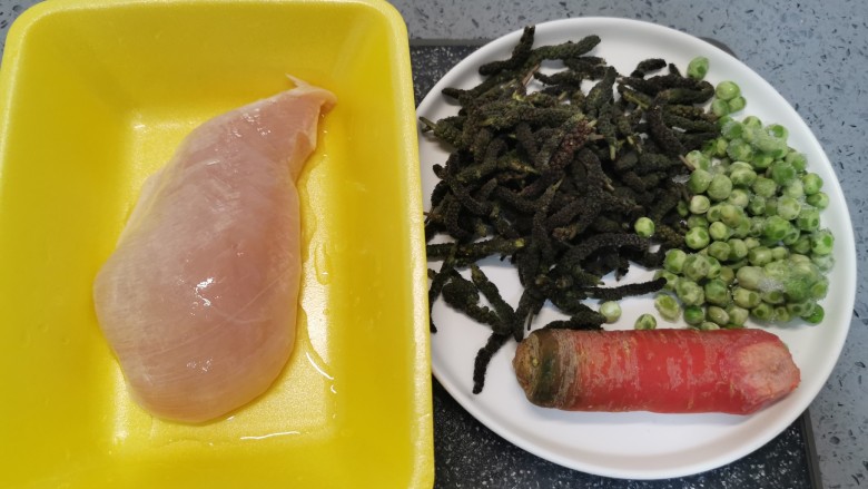 蔬菜鸡肉饼,准备食材