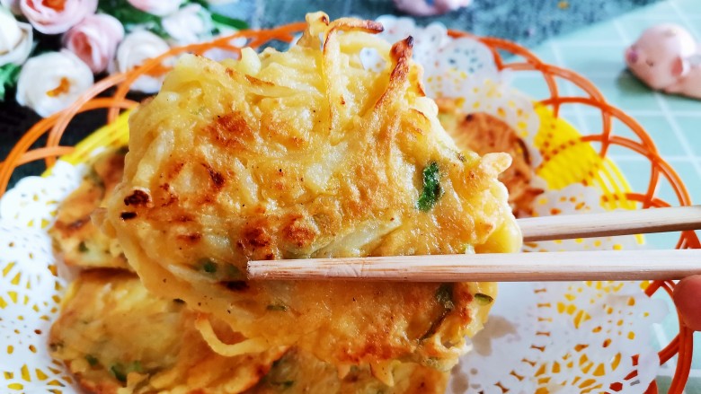 家常土豆饼,外酥里嫩,超级好吃