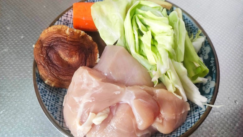 蔬菜鸡肉饼,准备食材