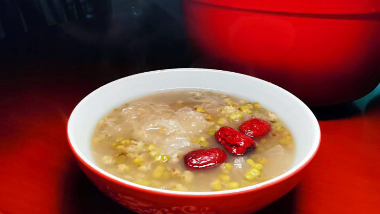 红枣绿豆汤,来上一碗,就是舒服
