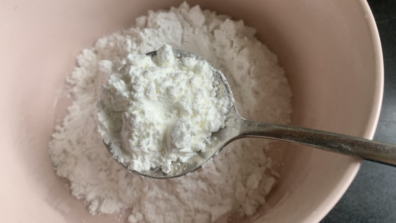 芒果糯米糍,加入3:1的淀粉