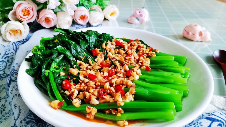 蒜蓉菜心,成品图!