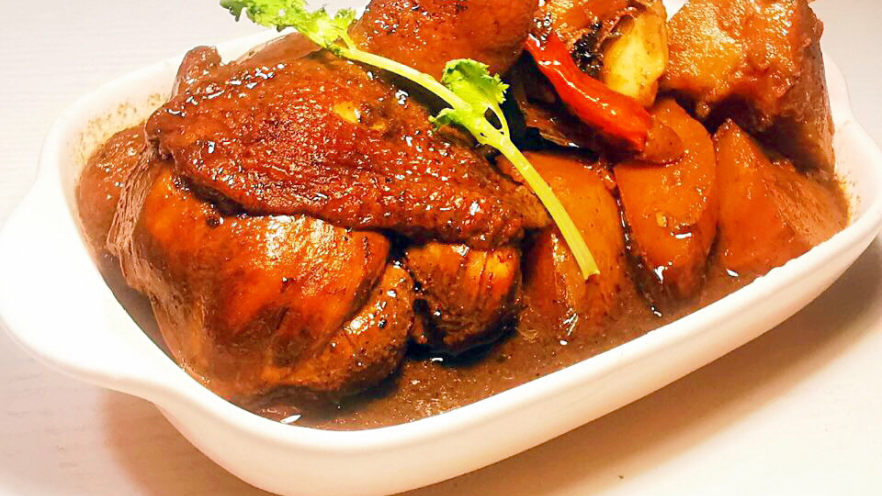 土豆炖鸡腿
