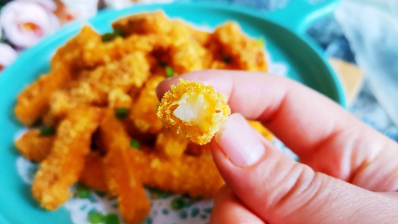 炸山药,外酥里糯,超级好吃