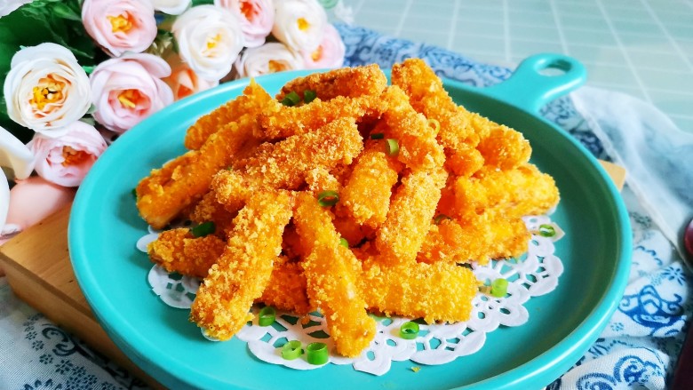 炸山药,成品图!