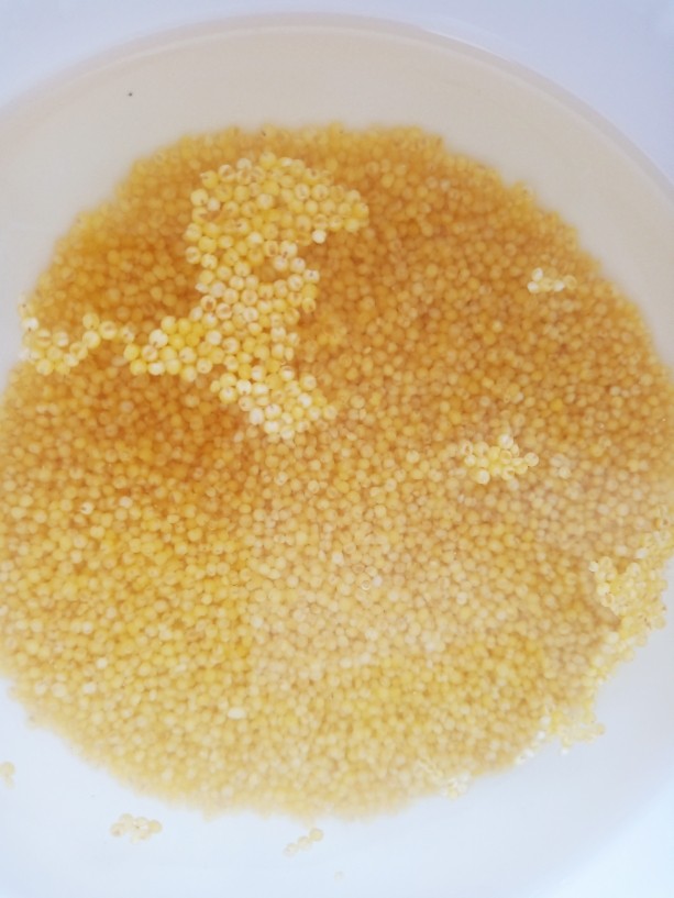 红枣小米燕麦粥,用清水洗一下，然后浸泡10分钟。