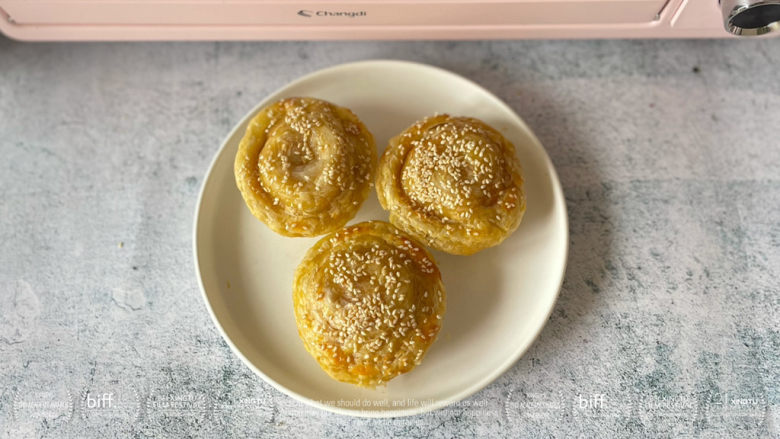 芝麻红薯饼,酥得掉渣