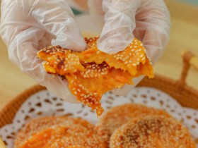 芝麻红薯饼