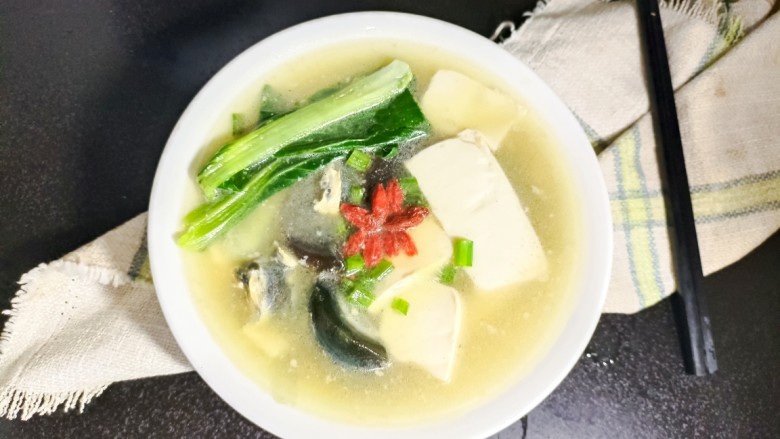 皮蛋豆腐汤,成品3