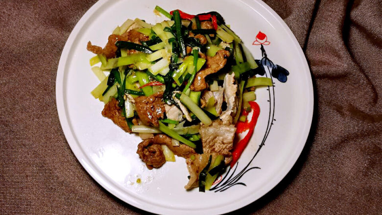 韭菜炒肉,分分秒秒上桌,快来尝一下