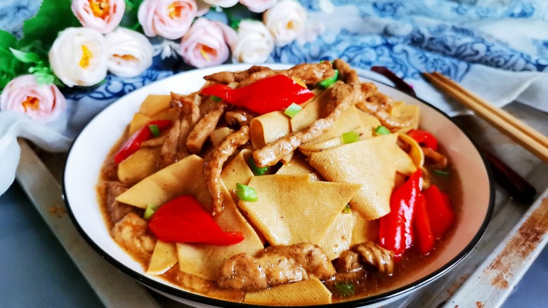 千张肉丝,成品图!