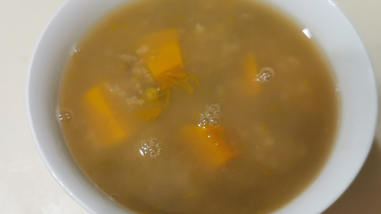 绿豆南瓜粥,夏日的早餐,吃上一碗,开启美好的一天!