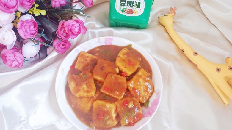 酱汁豆腐,美味完成。