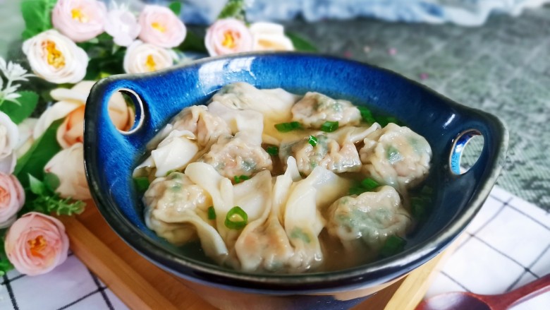 海鲜小馄饨,成品图!