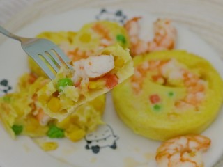 鲜虾蔬菜饼（辅食）