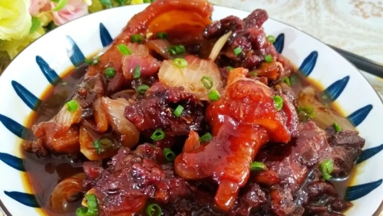 红烧鸭块,成品,很诱人