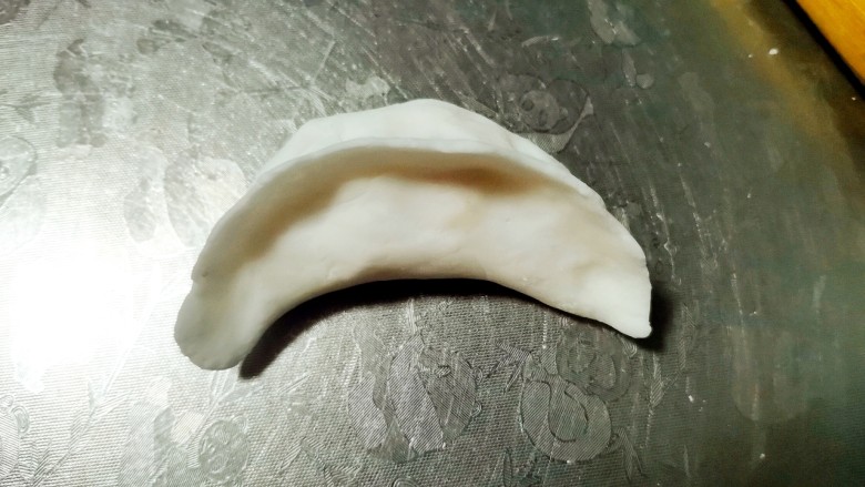 水晶饺子,捏成饺子成品