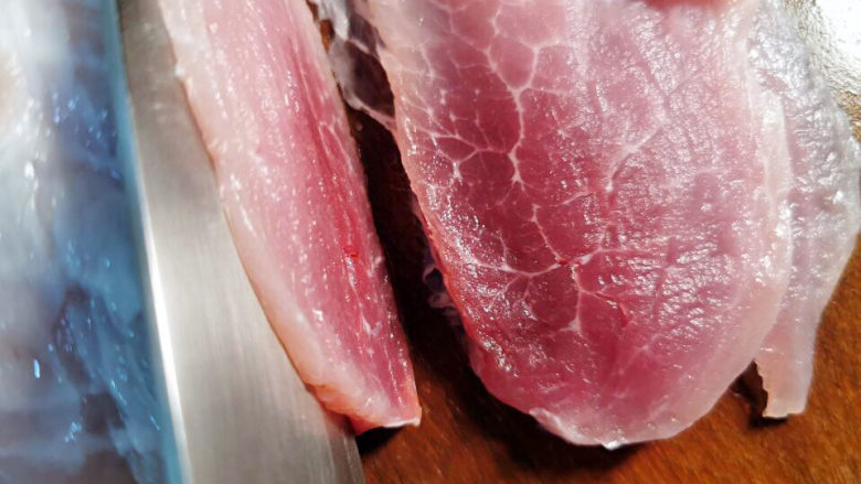 酸汤肉片,猪肉切片,厚度0.2公分