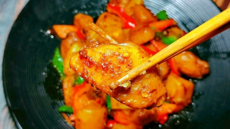 是鸡翅炖土豆呀!,成品